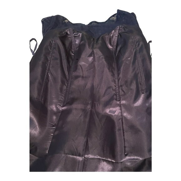 Elegant hand tailored Navy Lace Dress. Mother of the bride. Special occasion - Picture 8 of 8